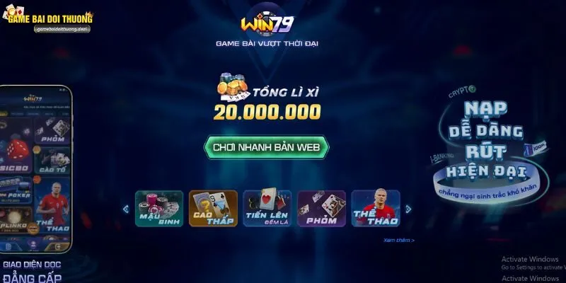 cong game win79 Win79 - Cổng game bài đổi thưởng uy tín mọi thời đại