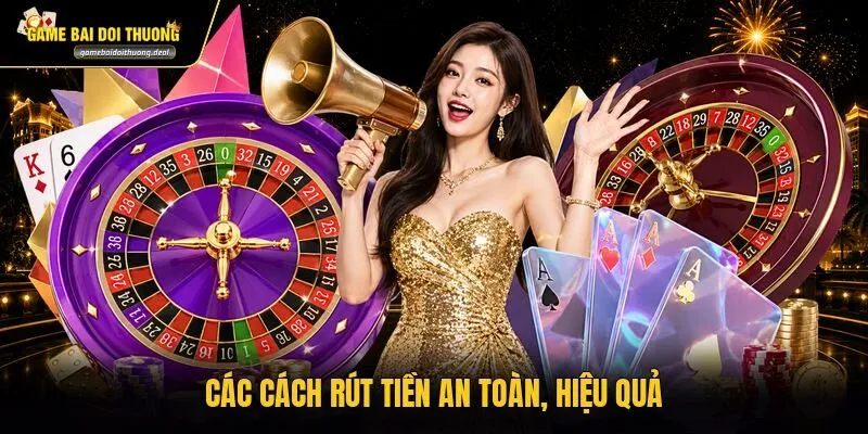 Các cách rút tiền an toàn, hiệu quả