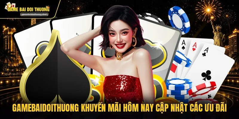 Gamebaidoithuong khuyến mãi hôm nay cập nhật các ưu đãi