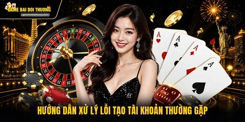 Hướng dẫn xử lý lỗi tạo tài khoản thường gặp