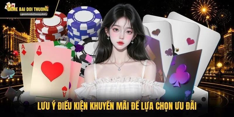 Lưu ý điều kiện khuyến mãi để lựa chọn ưu đãi