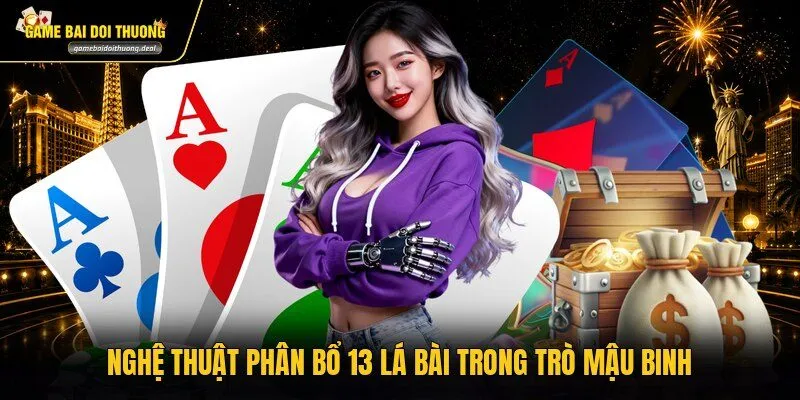 nghe thuat phan bo 13 la bai trong tro mau binh Nghệ thuật phân bổ 13 lá bài trong trò Mậu Binh