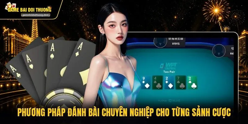 Phương pháp đánh bài chuyên nghiệp cho từng sảnh cược