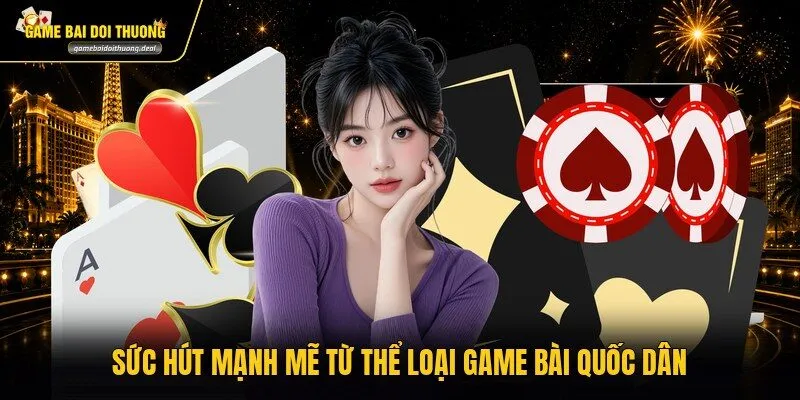 Sức hút mạnh mẽ từ thể loại game bài quốc dân